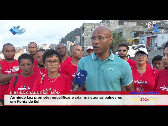 ⁣Ribeira Grande SA: Armindo Luz promete requalificar e criar mais zonas balneares em Ponta do Sol