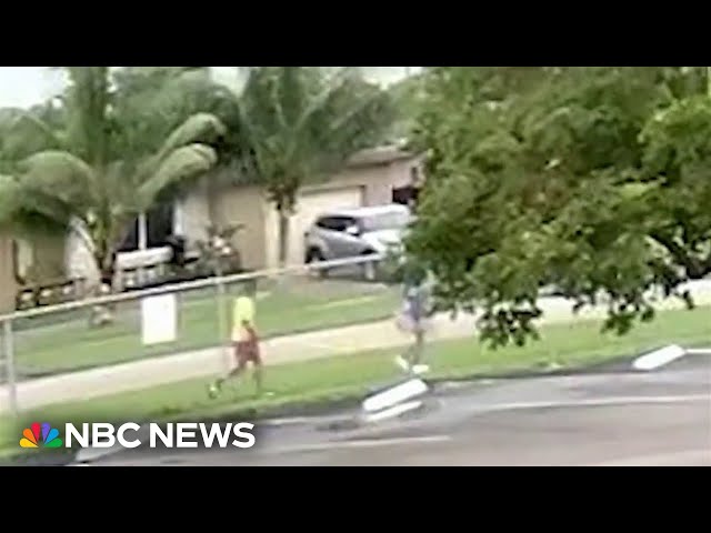 ⁣Suspect still at large after attacking Florida girl walking home from school