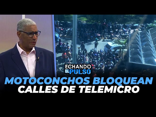 ⁣Johnny Vásquez | "Motoconchos bloquean las calles de Telemicro por quejas" | Echando El Pu