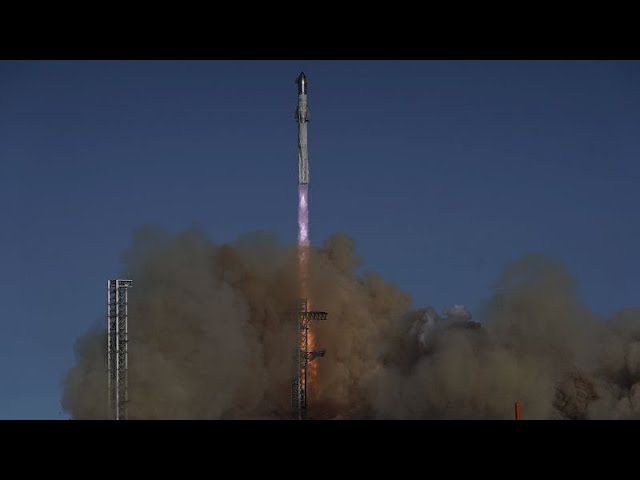 ⁣SpaceX launches sixth test flight of Starship rocket from South Texas