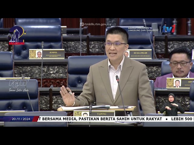 ⁣20 NOV 2024 - LANGSUNG PARLIMEN SESI PAGI (SIRI 1)