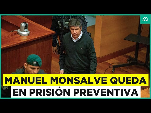 ⁣Decretan prisión preventiva para Manuel Monsalve