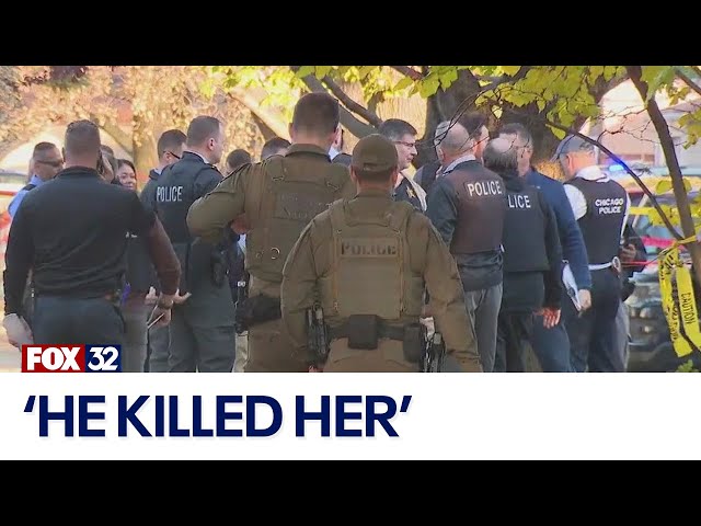 ⁣'He killed her': Chicago neighbors react after woman fatally stabbed, suspect found dead