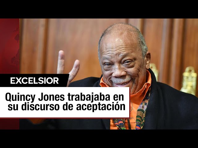 ⁣Quincy Jones trabajaba en su discurso de aceptación del Óscar honorífico antes de fallecer