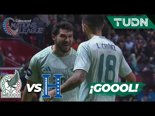 ⁣¡DOBLETE! Henry no falla vía penal | México 4-0 Honduras | CONCACAF Nations League 2024 | TUDN