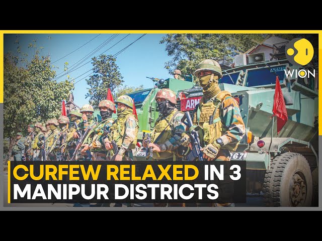 ⁣Manipur: Curfew Relaxed In Three Manipur District; Restrictions Remain On Large Gathering