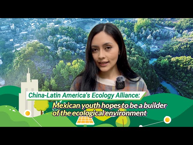 ⁣Mexican youth hopes to be a builder of the ecological environment