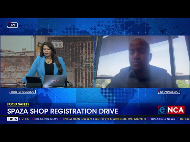 ⁣Food Safety | Spaza shop registration drive