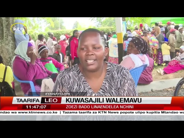 ⁣Kuwasajili walemavu: Usajili wa watu wanaoishi na ulemavu waendeleo Nyandarua