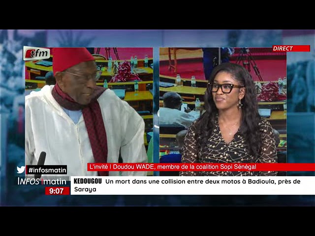 ⁣l´invite d´infos marin | Doudou WADE, membre de la coalition Sopi Sénégal - 20 novembre 2024