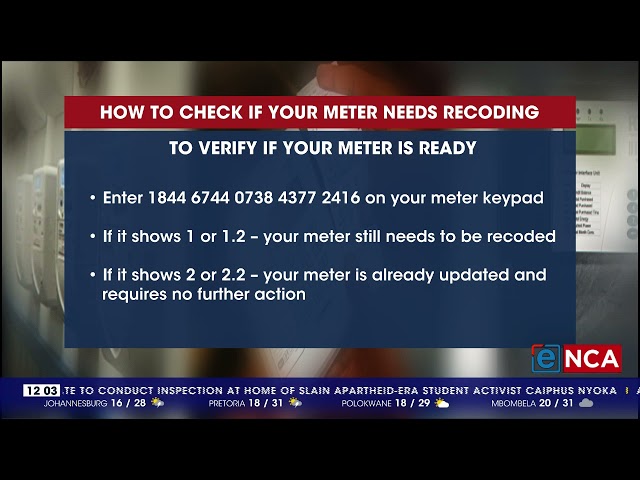 Prepaid Electricity Meter | How to check if your meter needs recoding