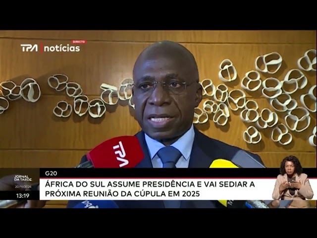 ⁣G20  - África do Sul assume presidência e vai sediar a próxima reunião da cúpula em 2025