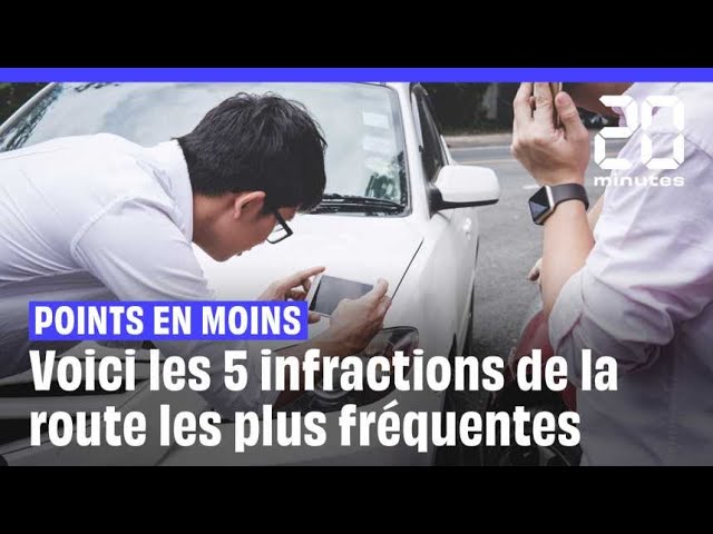 ⁣Les 5 infractions de la route les plus fréquentes en France