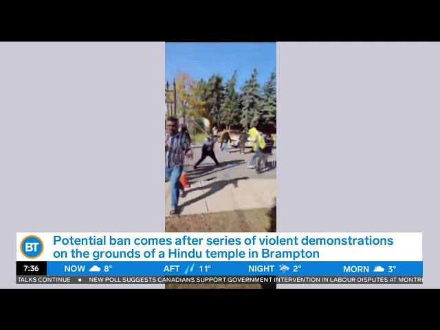 ⁣Brampton council to hold final debate on bylaw that would ban protests near places of worship