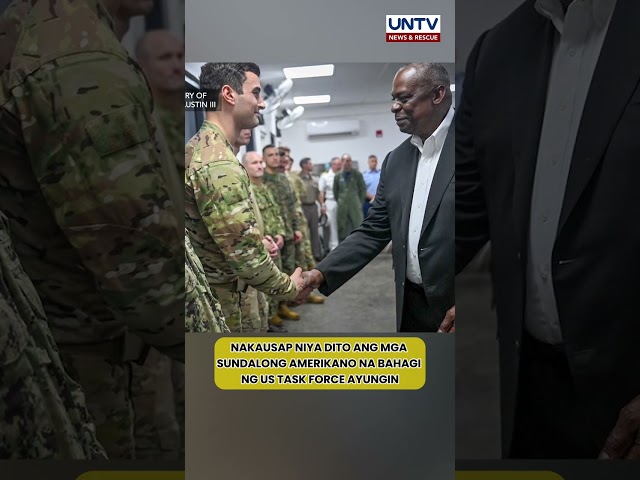 ⁣US Defense Sec. Austin, ibinunyag ang pagkakaroon ng military task force na nakatutok sa Ayungin