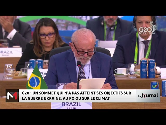 ⁣G20 : un sommet qui n´a pas atteint ses objectifs sur la guerre en Ukraine, au PO et sur le climat