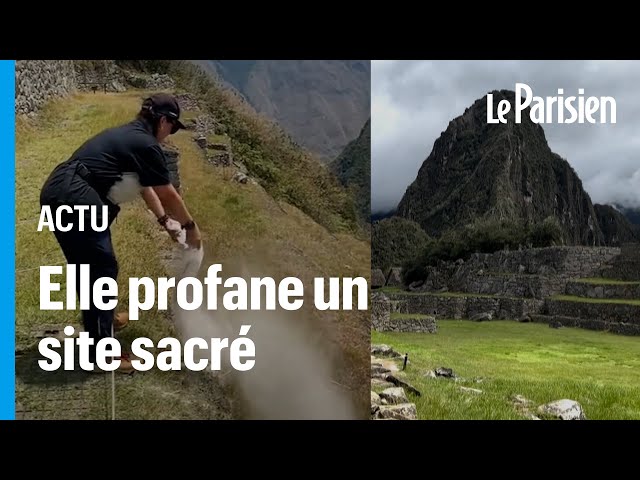 ⁣Une femme disperse des cendres humaines au Machu Picchu, la sécurité du site renforcée