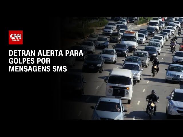 ⁣Detran alerta para golpes por mensagens SMS | LIVE CNN