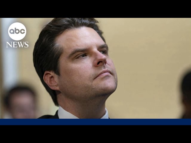 ⁣Trump says he's not reconsidering tapping Matt Gaetz for attorney general role