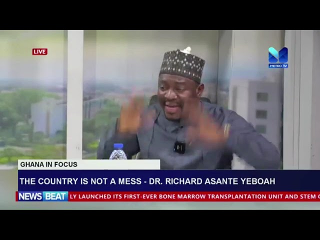 ⁣The Country is not in a mess ~ Dr Richard Asante Yeboah