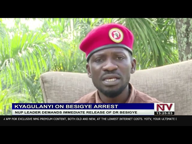 ⁣Kyagulanyi speaks out on Besigye arrest