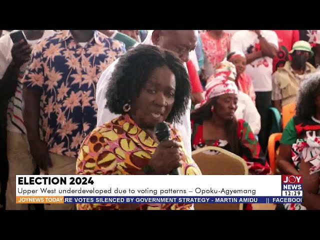 ⁣Election 2024: Upper West underdeveloped due to voting patterns - Opoku-Agyemang| JN Today