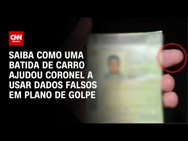 ⁣Saiba como uma batida de carro ajudou coronel a usar dados falsos em plano de golpe | LIVE CNN