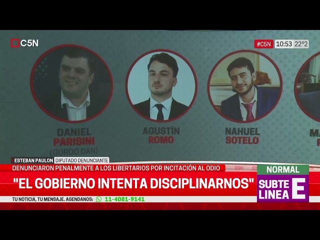 ⁣PIDEN INVESTIGAR al "BRAZO ARMADO" LIBERTARIO: MANO a MANO con ESTEBAN PAULON, DIPUTADO DE