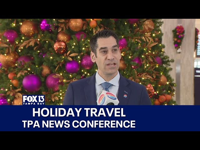 ⁣TPA news conference on Thanksgiving travel preps