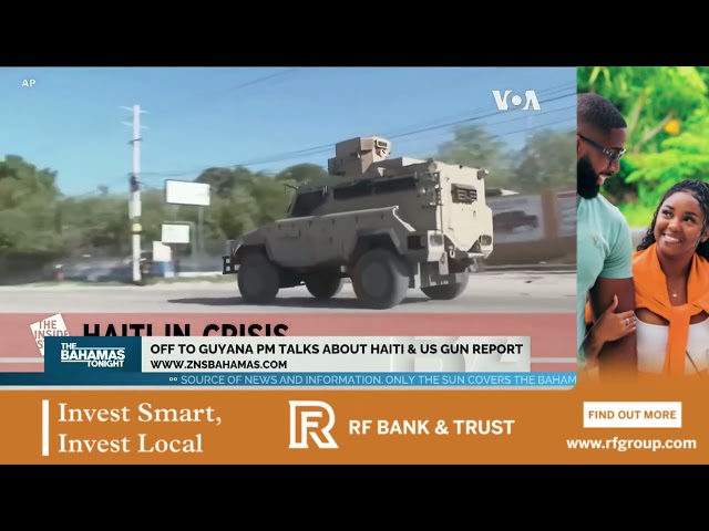 ⁣Off To Guyana PM Talks About Haiti & US Guns Report