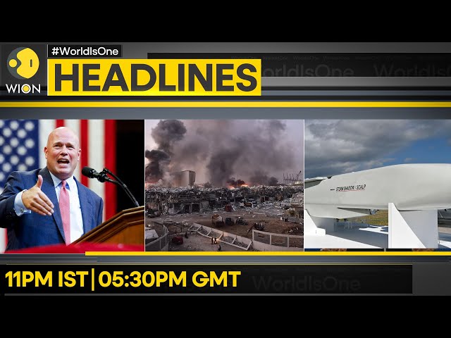 ⁣Fresh Explosions Rock Lebanon | Matthew Whitaker: US Envoy to NATO | WION Headlines