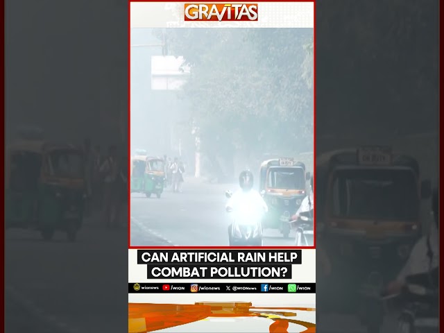 ⁣Can Artificial Rain Effectively Wash Away Delhi's Dangerous Smog and Combat Pollution? | GRAVIT