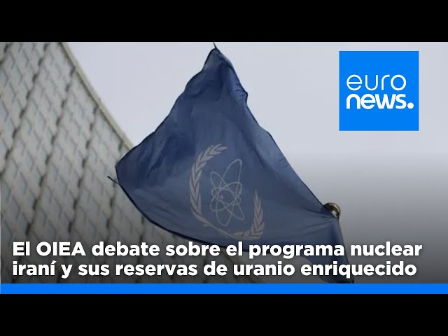 ⁣El OIEA debate sobre el programa nuclear iraní y sus reservas de uranio enriquecido