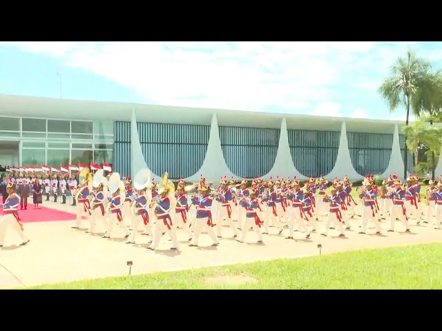 ⁣Xi Jinping attends welcome ceremony hosted by Brazilian president