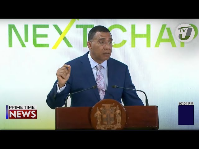 ⁣PM Andrew Holness Announced New Growth Strategy for Jamaica | TVJ News