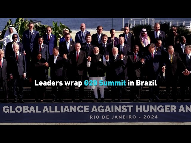 ⁣Leaders wrap G20 Summit in Brazil