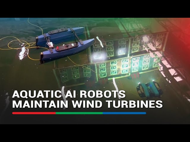 ⁣Aquatic AI robots could maintain offshore wind farms | ABS-CBN News