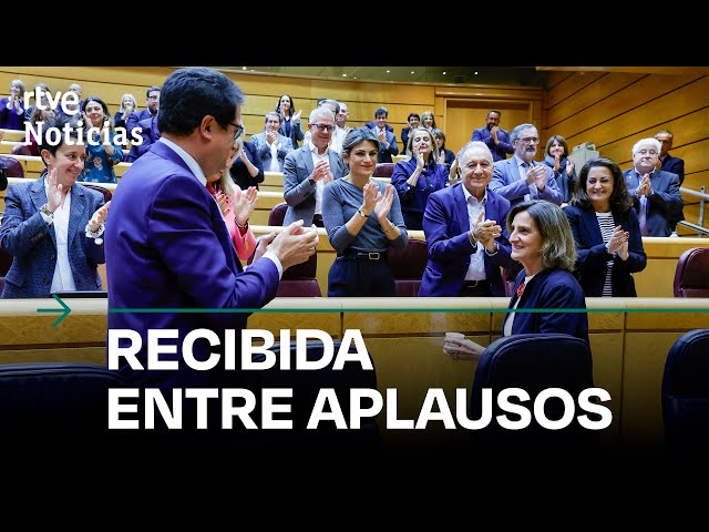 ⁣TERESA RIBERA: Su ENTRADA en el SENADO tras aprobarse su NOMBRAMIENTO como VICEPRESIDENTA | RTVE