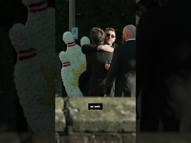 ⁣One Direction stars arrive for funeral of ex-bandmate Liam Payne