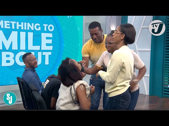 ⁣Bun Eating Challenge with a Twist | TVJ Smile Jamaica