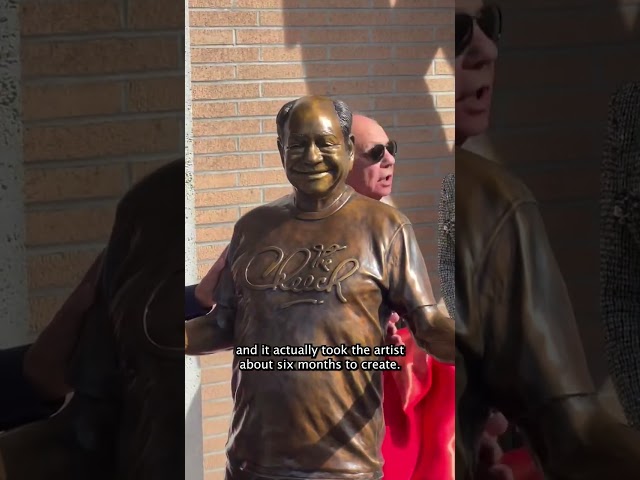 ⁣Comedian Cheech Marin honored with a statue in Riverside