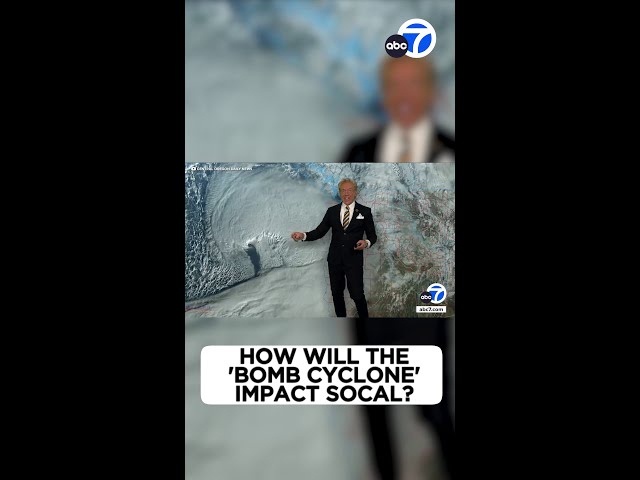 ⁣How will the "bomb cyclone" impact SoCal?