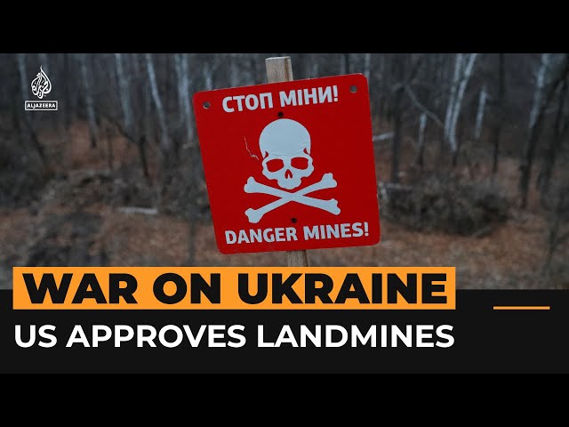 ⁣US approves landmine shipment for Ukraine after refusing for years | AJ #Shorts