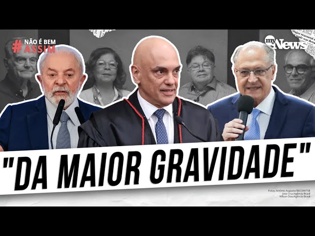 ⁣VEJA REPERCUSSÃO DE DESCOBERTA DA PF SOBRE TENTATIVA DE MATAR LULA, MORAES E ALCKMIN: "GRAVE&qu