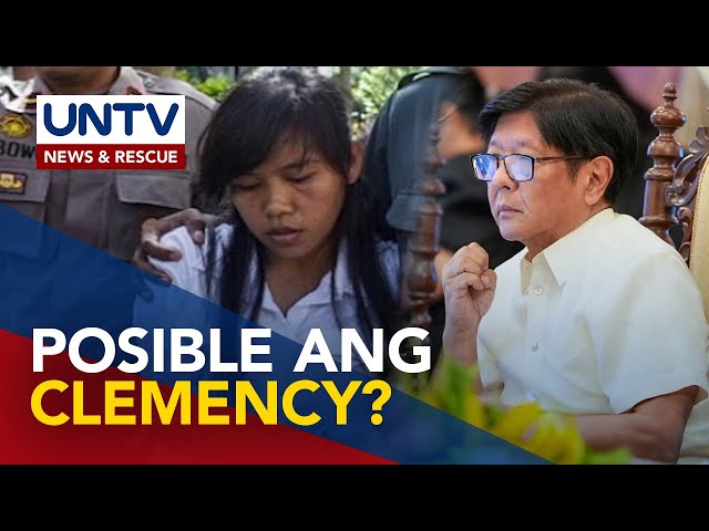 ⁣Pagbibigay ng clemency kay Mary Jane Veloso, hindi imposible ayon kay PBBM