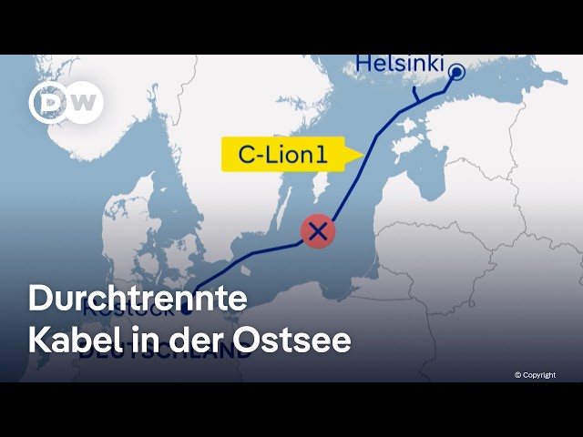 ⁣C-Lion 1: Deutschland warnt vor Sabotage in der Ostsee | DW Nachrichten