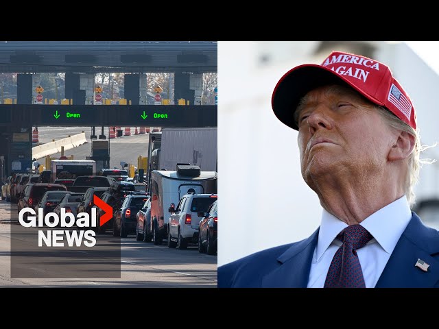 ⁣Quebec police ramp up patrols of US border as Trump win spurs fear of migrant "rush"