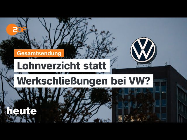 heute 19:00 Uhr vom 20.11.2024 Krise bei VW, Tag der Kinderrechte, Deutscher in Russland verhaftet