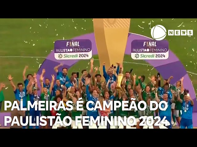 Palmeiras é campeão do Paulistão Feminino 2024