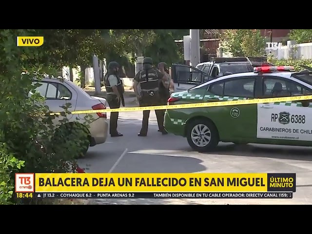 ⁣Balacera deja un fallecido y un detenido en San Miguel